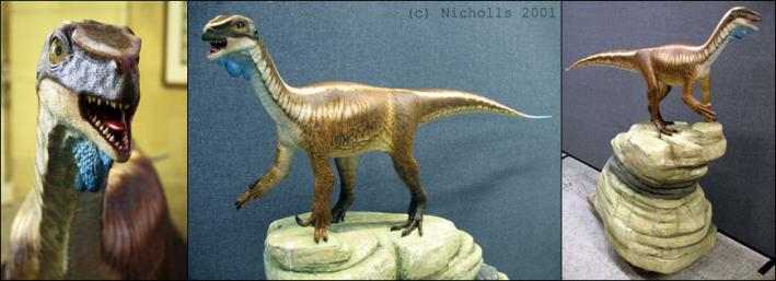 Life-size <i>Thecodontosaurus antiquus</i> (2m long)